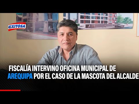 Fiscalía intervino oficinas de la Municipalidad de Arequipa por el caso de la mascota del alcalde