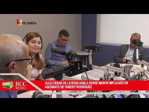 Julio César de la Rosa habla sobre menor implicado en asesinato de Yaneisy Rodríguez