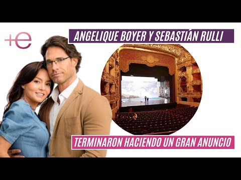 Angelique Boyer y Sebastián Rulli terminaron haciendo un gran anuncio