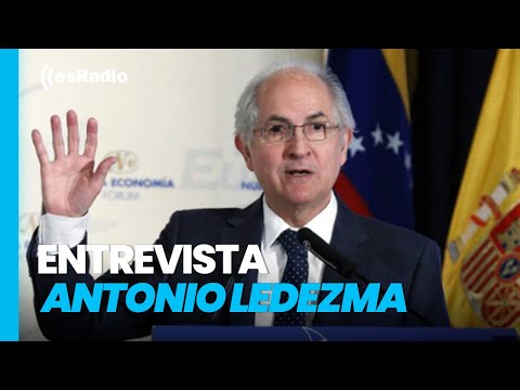 Entrevista a Antonio Ledezma por la salida de Venezuela de Edmundo González