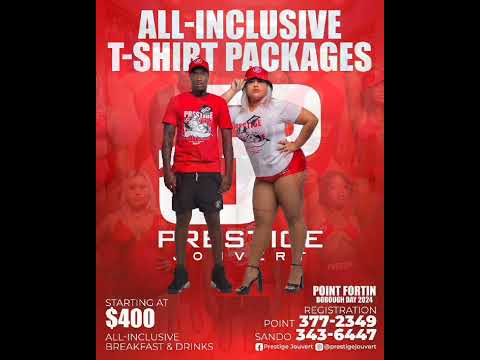 Prestige Jouvert all inclusive band starts at $400!! Point Fortin Borough Day we playing Prestige!!