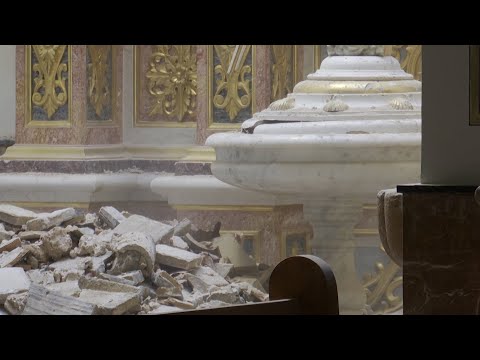 Cierran al culto la iglesia de Sollana (Valencia) tras el derrumbe de la bóveda