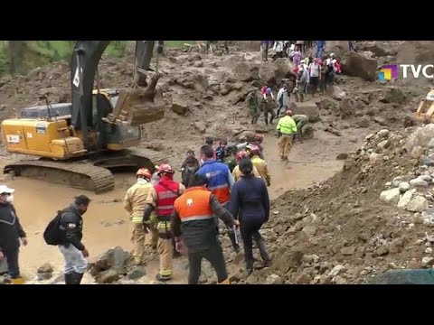 Aumentó la cifra de muertos a causa del aluvión en la vía Cuenca-Molleturo