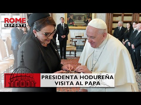 Pobreza y caravana de migrantes: los asuntos tratados por el Papa y presidenta hondureña