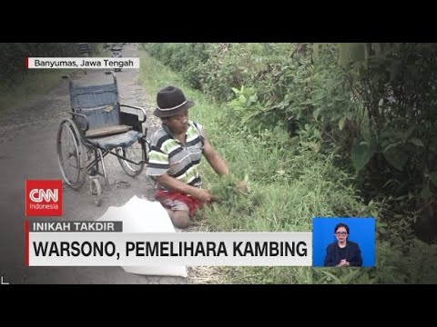 Kisah Warsono Tidak Punya Kaki Hidupi Anak Istri Jadi Buruh Pelihara Kambing