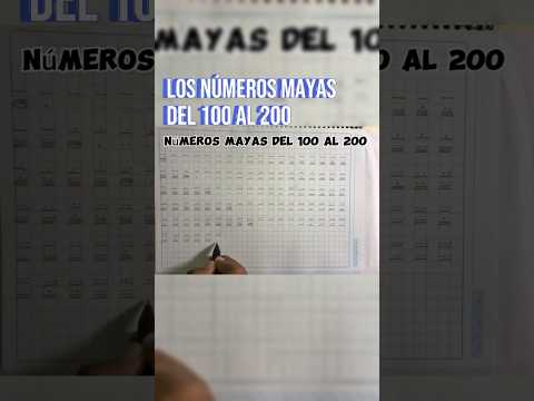 Números mayas del 100 al 200