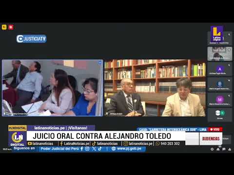 ALEJANDRO TOLEDO: JUICIO ORAL CONTRA EL EXPRESIDENTE POR DELITO DE COLUSIÓN