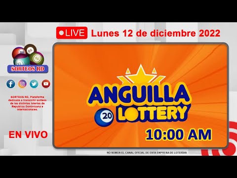 Anguilla Lottery en VIVO ? Lunes 12 de diciembre 2022 - 10:00 AM