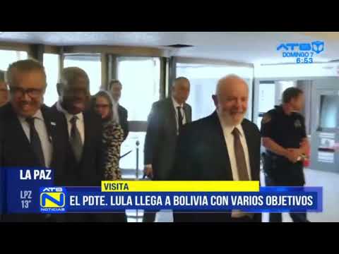 El presidente de Brasil y su delegación llegan a Bolivia este lunes