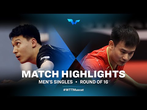 Table Tennis 🥍 Sun Wen vs Liu Dingshuo | MS | WTT Contender Muscat 2022 (R16)