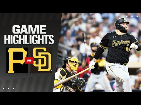 Pirates vs. Padres Game Highlights (8/12/24) | MLB Highlights