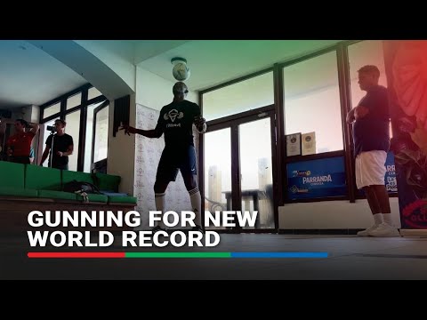 Cuban athlete aims to shatter world record for soccer ball touches