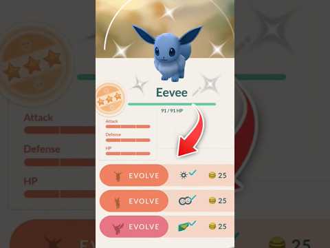 Which Evolution is Best For Shundo? #shorts #shundo #event #shiny #rare #evolve #special #eevee