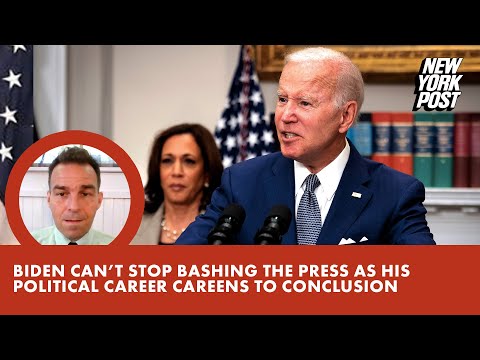 Joe Biden can’t stop bashing the press as his political career careens to conclusion | New York Post