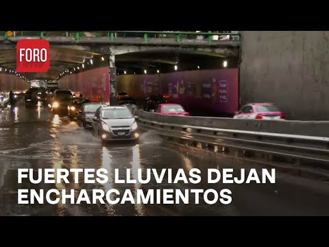 Encharcamientos en bajopuente de Fray Servando y San Antonio, CDMX - Las Noticias