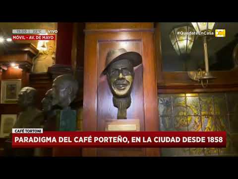 El Día de los Cafés de Buenos Aires: Visitamos el histórico Café Tortoni (1) en Hoy Nos Toca