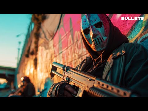 Cyberpunk Dark Synthwave Playlist - Bullets // Royalty Free Copyright Safe Music