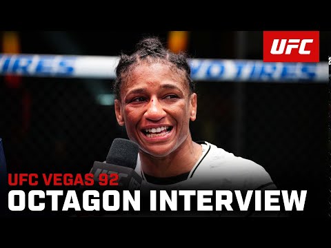 Angela Hill Octagon Interview | UFC Vegas 92