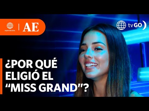 Luciana Fuster explica su candidatura al Miss Grand | América Espectáculos (HOY)