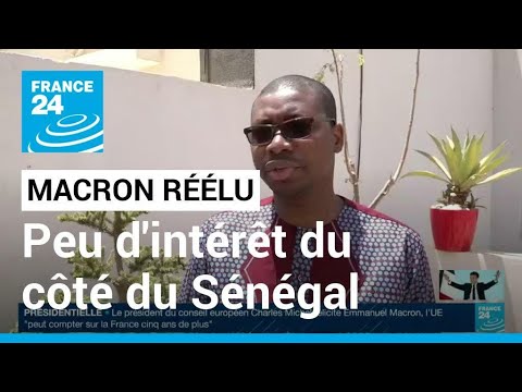 Macron réélu président : peu d'intérêt du côté de la jeunesse sénégalaise • FRANCE 24
