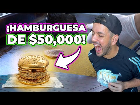 Me Comí Una Hamburguesa DE ORO De $50,000