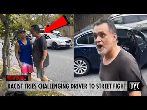 WATCH: Racist Tries Fighting Driver In Explosive Meltdown