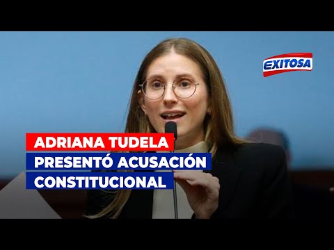 Adriana Tudela presentó acusación constitucional contra firmantes de acta que negó confianza