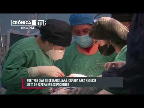 Desarrollan jornada quirúrgica oncológica en el Hospital Manolo Morales - Nicaragua