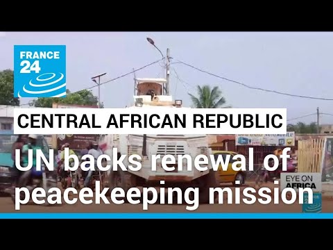 UN backs extension of Central African Republic peacekeeping mission • FRANCE 24 English