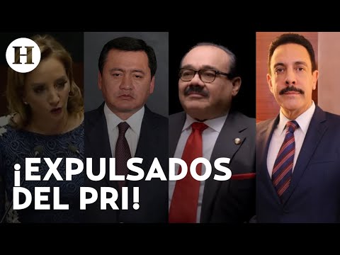 ¡Fuera de sus filas! PRI expulsa formalmente exgobernadores, senadores y dirigentes que renunciaron