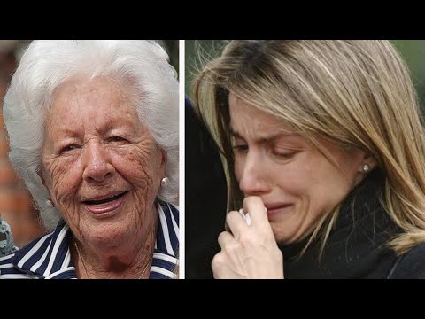 Trágico adiós de la Reina Letizia a su abuela Menchu Álvarez del Valle a los 93 años