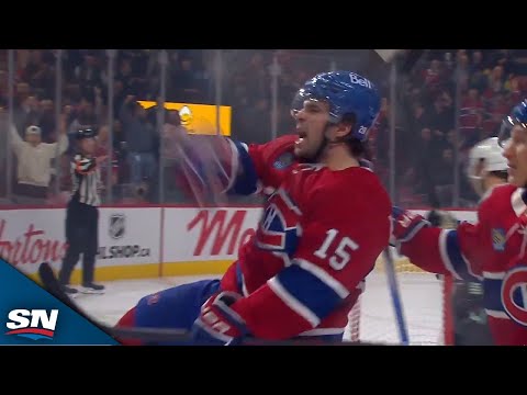 Canadiens Alex Newhook Pots First Home Goal Of Season Off Beauty Feed From Ivan Demidov