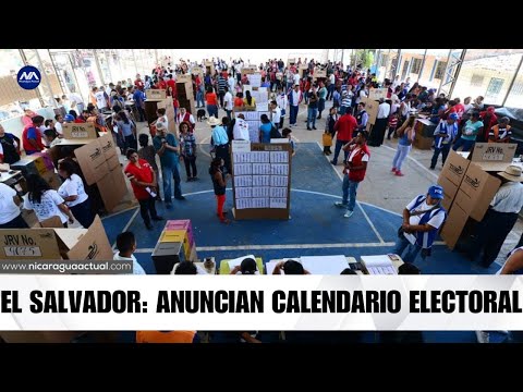 El Salvador: Dan a conocer calendario de actividades partidarias