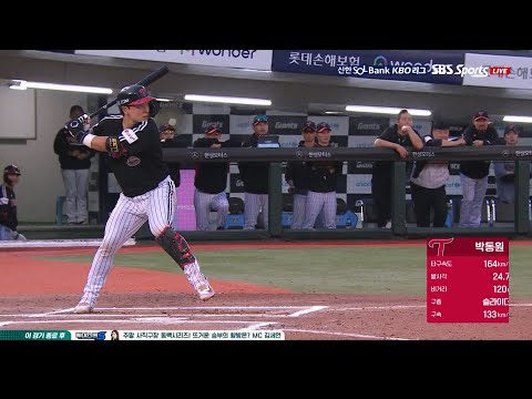 [LG vs 롯데] LG의 미소! 박동원의 바람을 가르는 홈런! | 5.11 | KBO 모먼트 | 야구 하이라이트