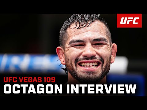 Anthony Hernandez Octagon Interview | UFC Vegas 109