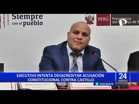 Ejecutivo intentó desacreditar denuncia constitucional contra Pedro Castillo (2/2)