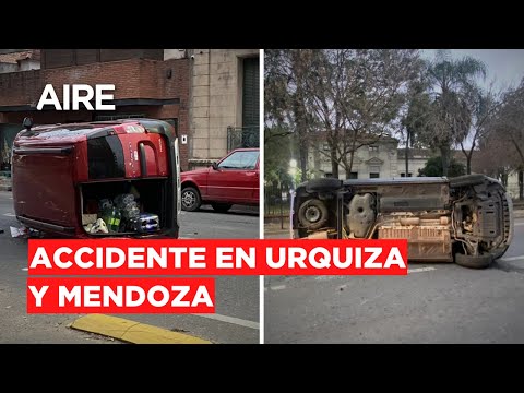 Santa Fe: fuerte accidente en calle Mendoza y Urquiza