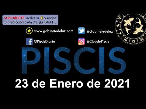 Horóscopo Diario - Piscis - 23 de Enero de 2021.