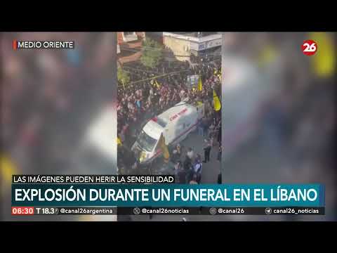 MEDIO ORIENTE | Explosión durante un funeral en El Líbano