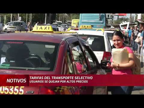 Usuarios se quejan por altos costos del servicio de taxis en Managua