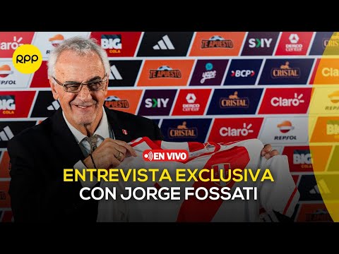 Entrevista exclusiva con JORGE FOSSATI, técnico de la Selección Peruana de Fútbol  [EN VIVO]