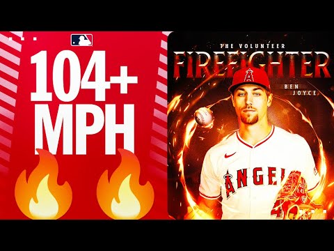 104+ MPH on MULTIPLE pitches!! Ben Joyce sets down Bobby Witt Jr. with INSANE sequence!