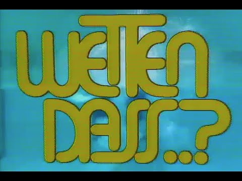 40 Jahre "Wetten, dass?" - Die 7. Show vom 12. Dezember 1981: Der Durchbruch!