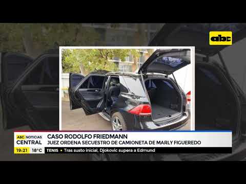 Juez ordena secuestro de la camioneta de Marly Figueredo