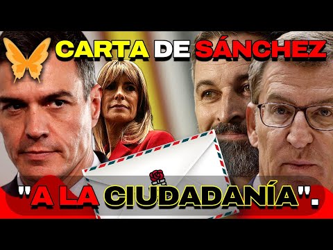 CARTA de Pedro Sánchez a la CIUDADANÍA: Comunicando en el que se plantéa DIMITIR este 29 de abril