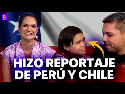 Niño chileno hizo reportaje para la televisión peruana: Pensé que no iban a ver mi video