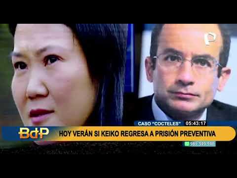 Keiko Fujimori: Poder Judicial decide hoy si excandidata presidencial regresa a prisión preventiva