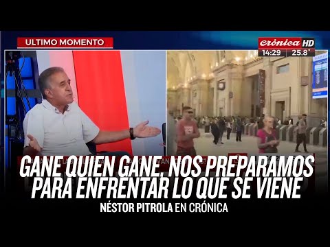 Gane quien gane, nos preparamos para enfrentar lo que se viene // Néstor Pitrola en Crónica TV