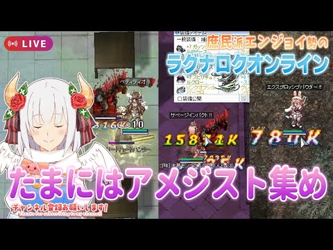 強くなりたい弱小プレイヤーののんびりライフ🎤すごい狩りはできません【RO】【ラグナロクオンライン】