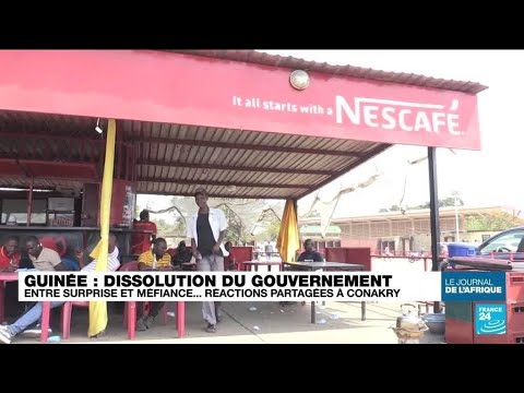 Réactions mitigées à Conakry au lendemain de la dissolution du gouvernement guinéen • FRANCE 24